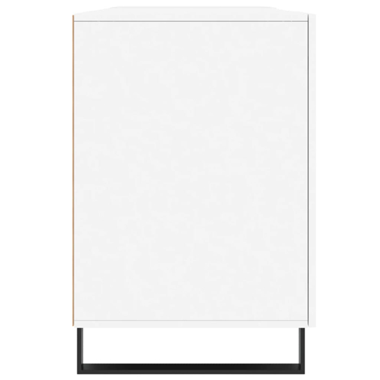 Fenland Wooden Laptop Desk With 2 Doors In White