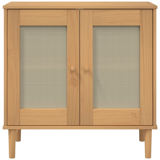 Fenland Wooden Sideboard With 2 Doors In Brown