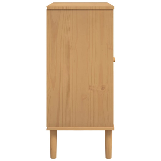 Fenland Wooden Sideboard With 2 Doors In Brown