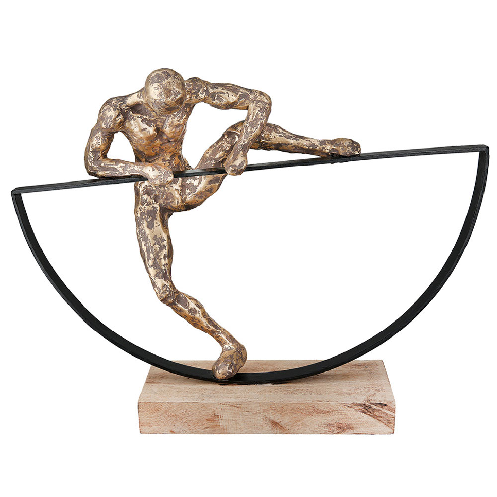 Fenvio Aluminum Lifting Sculpture in Bronze