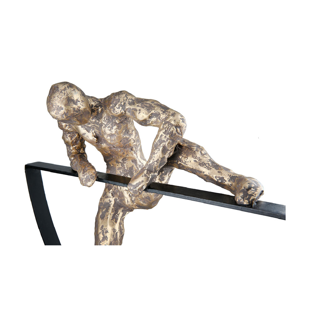 Fenvio Aluminum Lifting Sculpture in Bronze