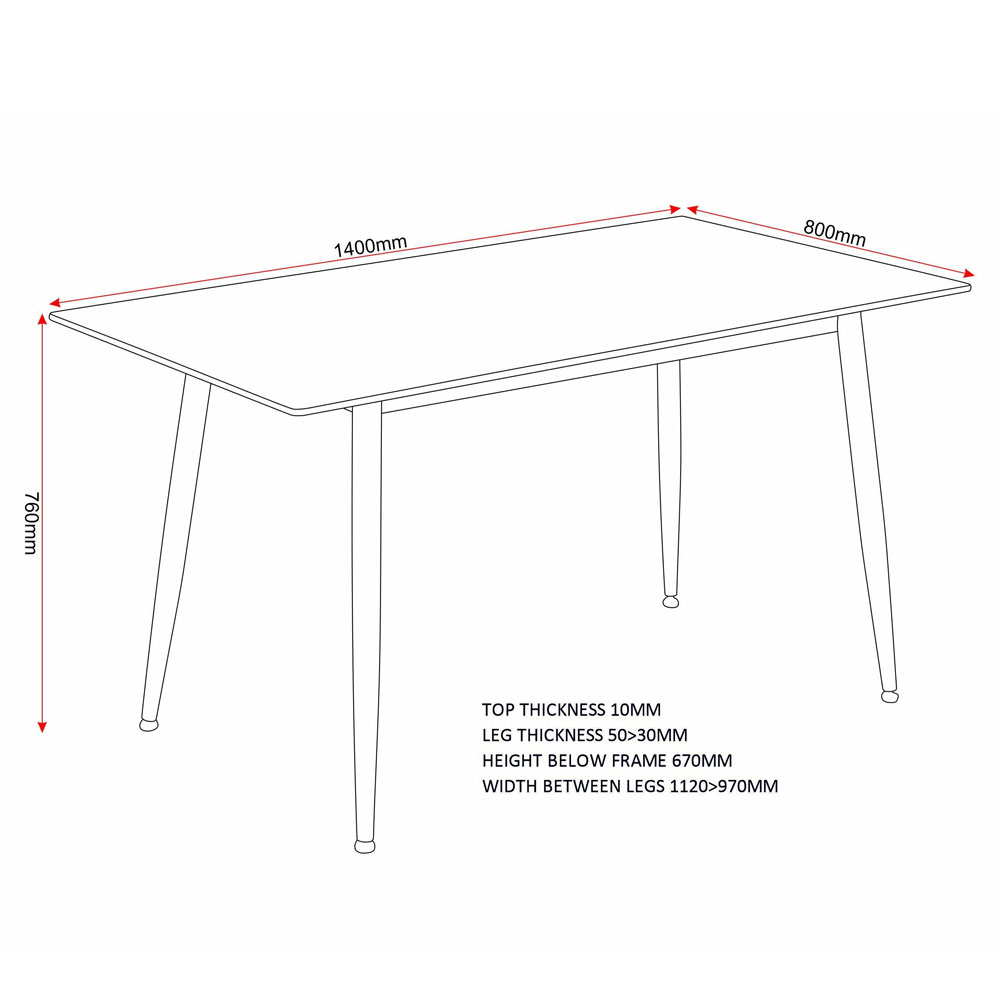 Fenvio White Marble Stone Effect Dining Table with 6 Dark Grey Chairs