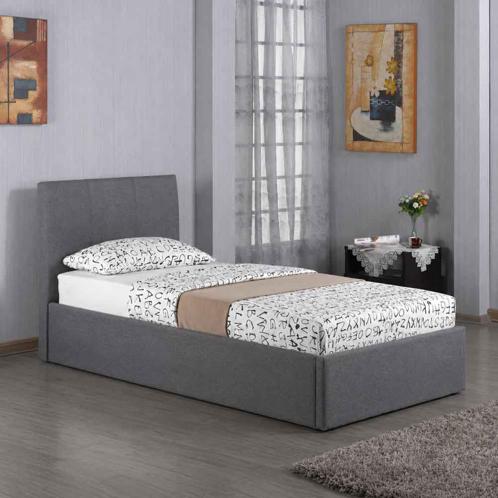 feray fabric ottoman storage single bed in grey-image-124982