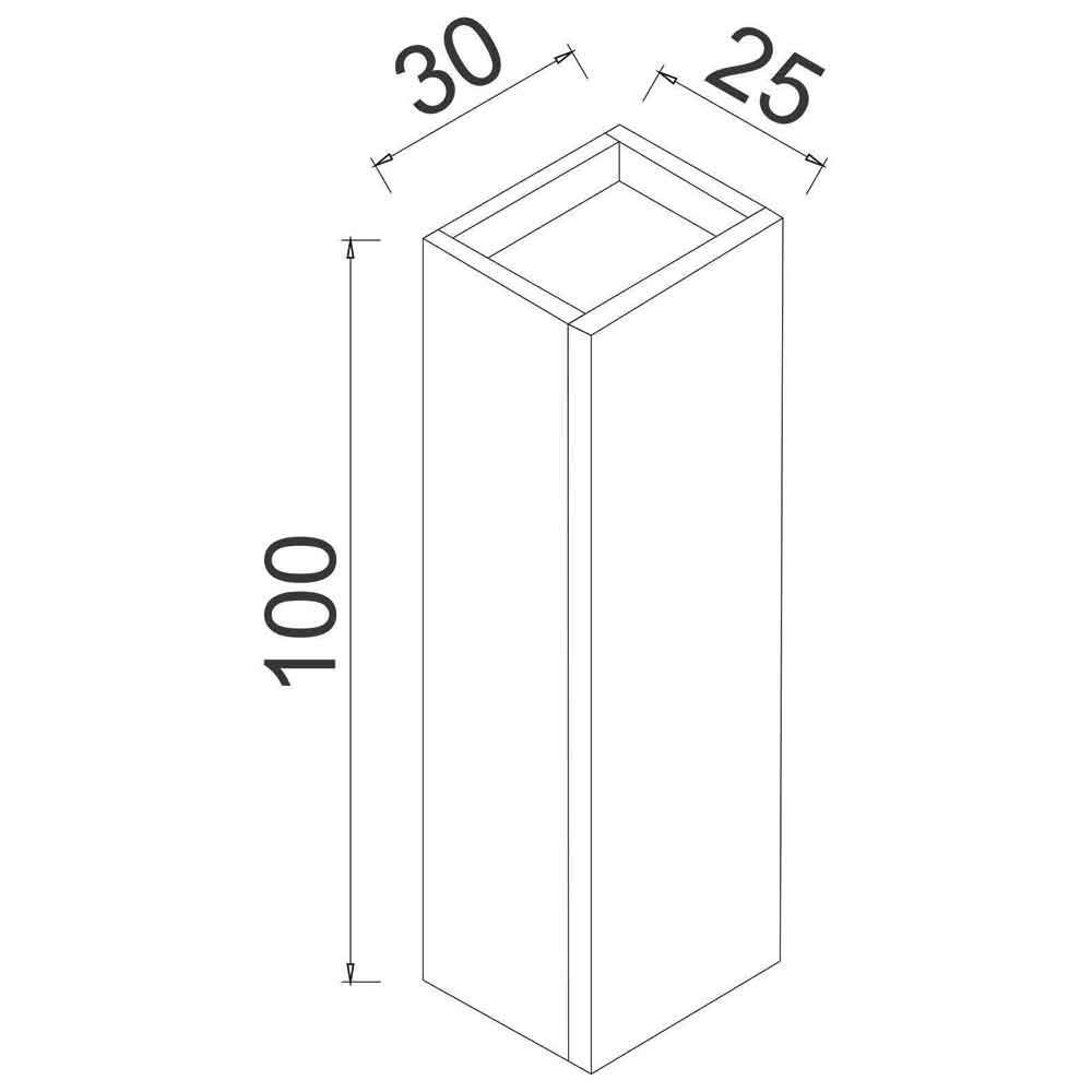 Ferla Tall Wooden Bathroom Storage Cabinet in Matte Cashmere