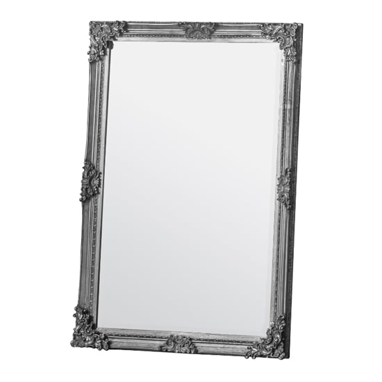 Ferndale Bevelled Rectangular Wall Mirror In Silver
