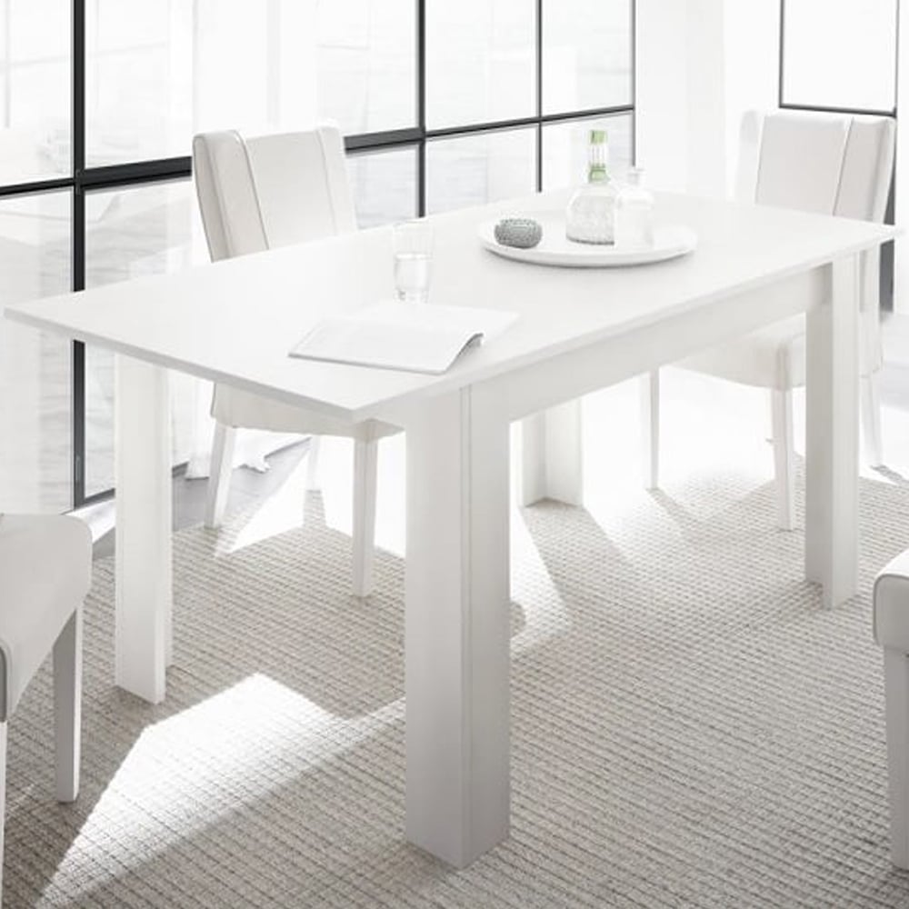 Read more about Ferndale wooden extending dining table in matt white