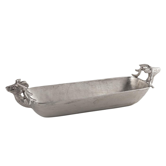 Photo of Ferries aluminium large deer display tray in silver