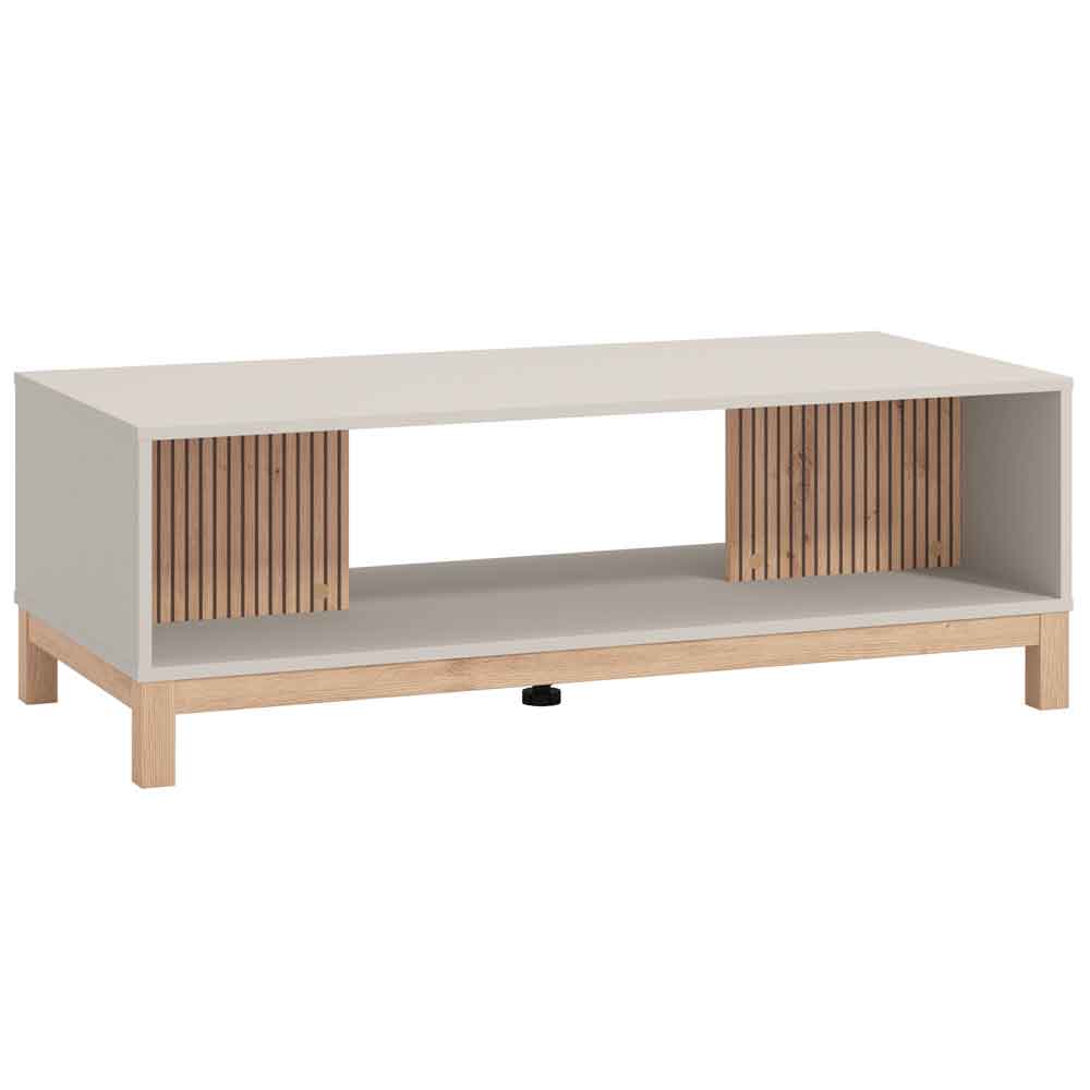 Fesira Wooden Coffee Table in Cashmere and Artisan Oak