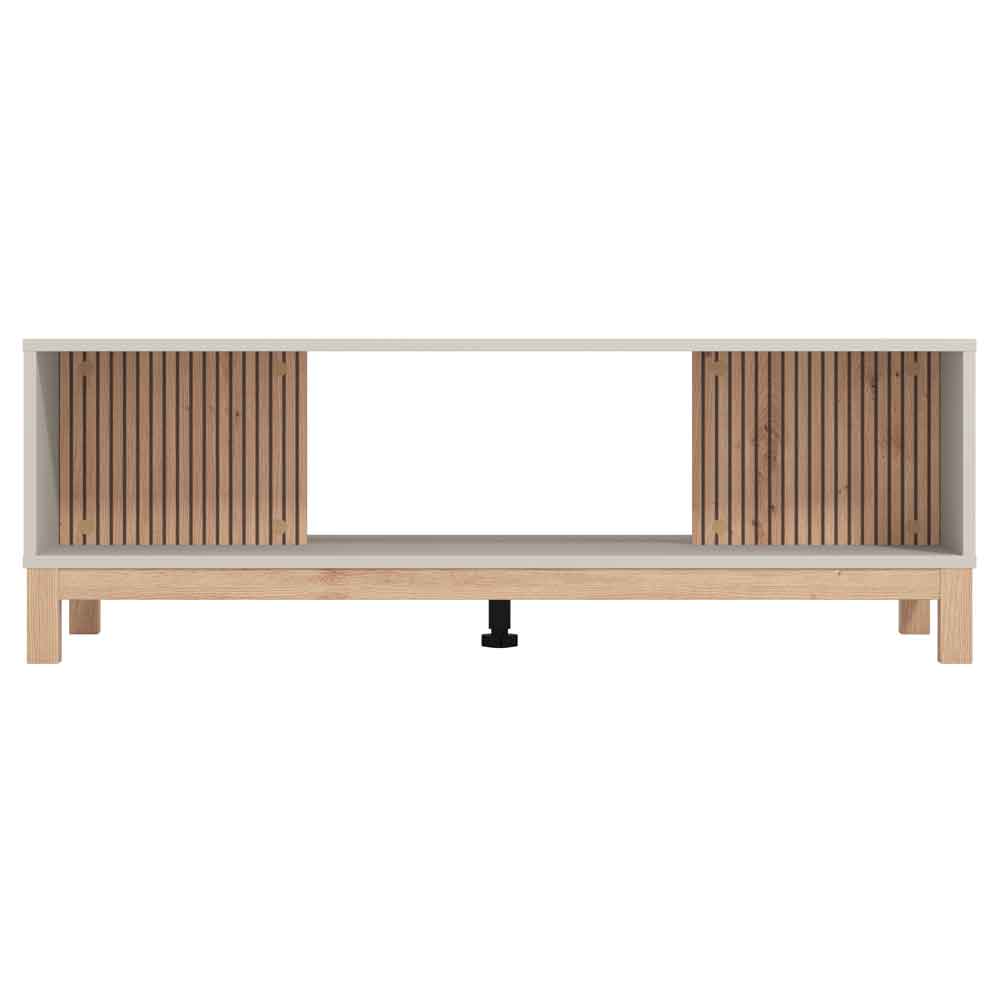 Fesira Wooden Coffee Table in Cashmere and Artisan Oak