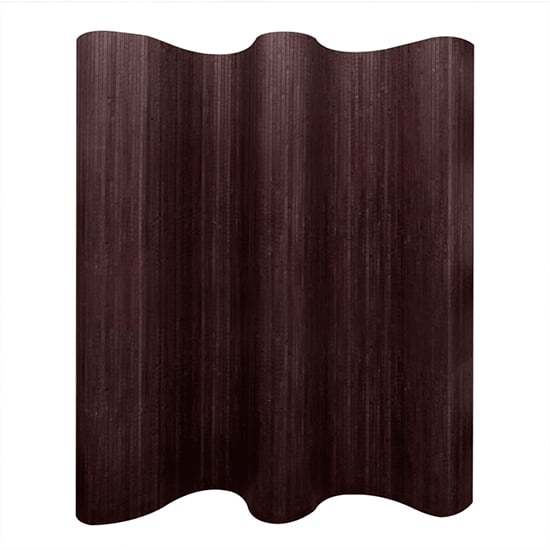 Photo of Fevre bamboo 250cm x 165cm room divider in dark brown