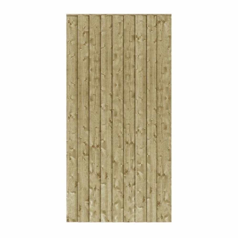 Fico Wooden Garden Vertical Board Gate In Natural