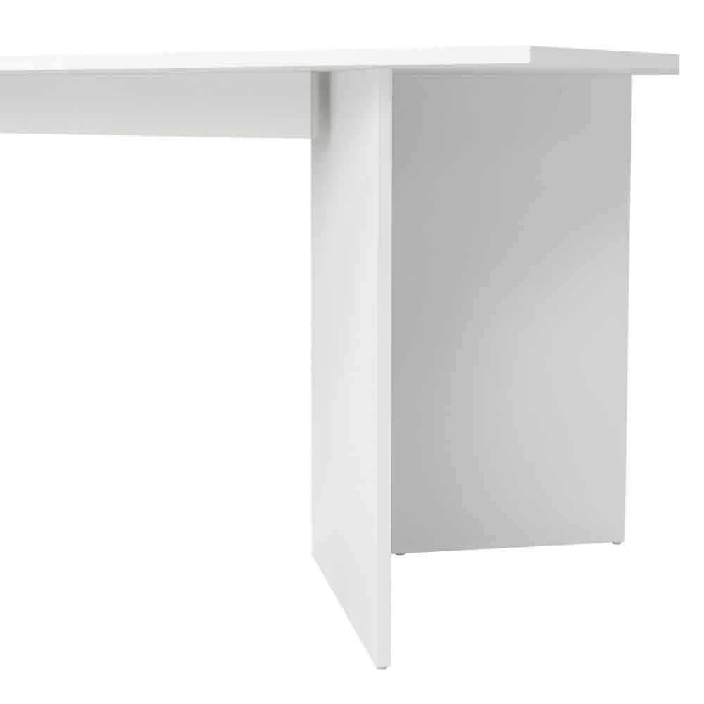 Fielding Ractangular Wooden Dining Table in White
