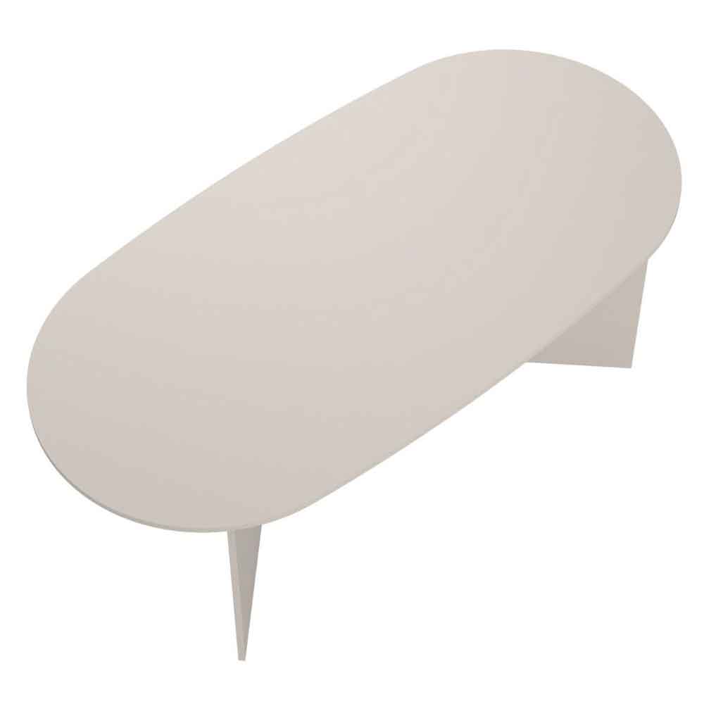 Fielding Soft Edge Wooden Dining Table in Cashmere