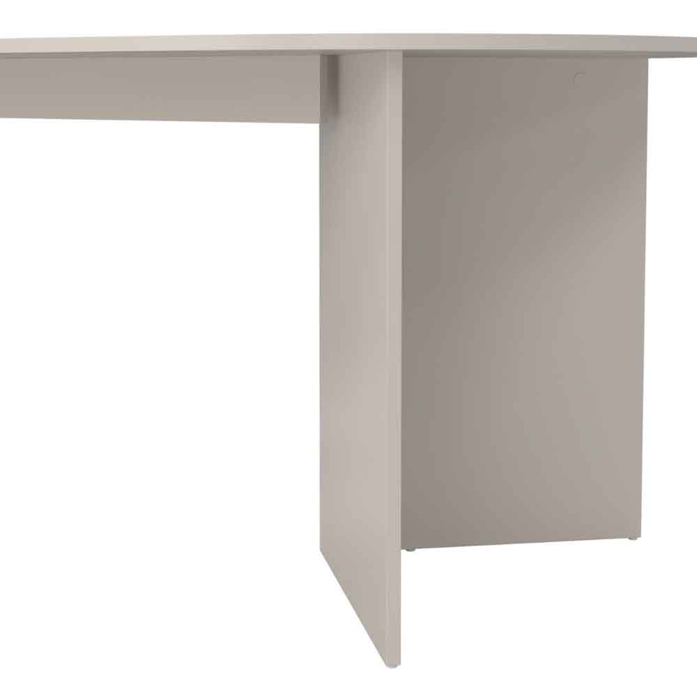 Fielding Soft Edge Wooden Dining Table in Cashmere