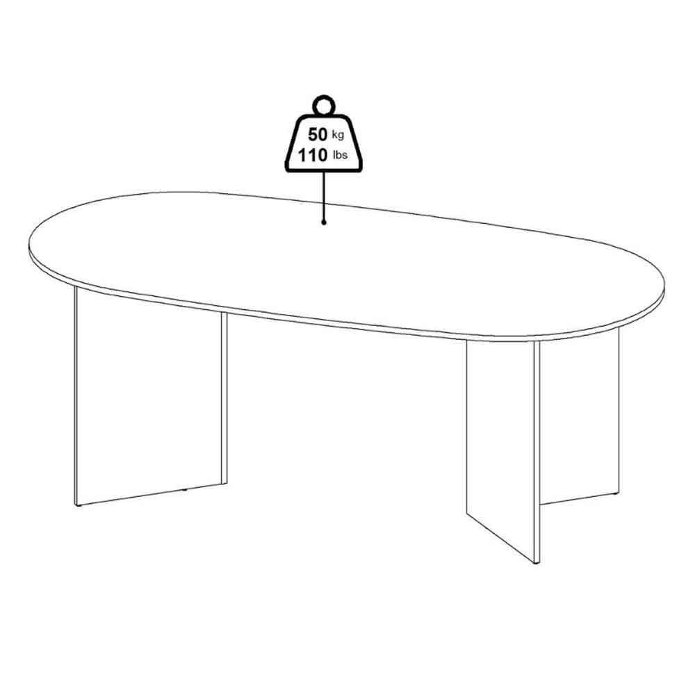 Fielding Soft Edge Wooden Dining Table in Cashmere