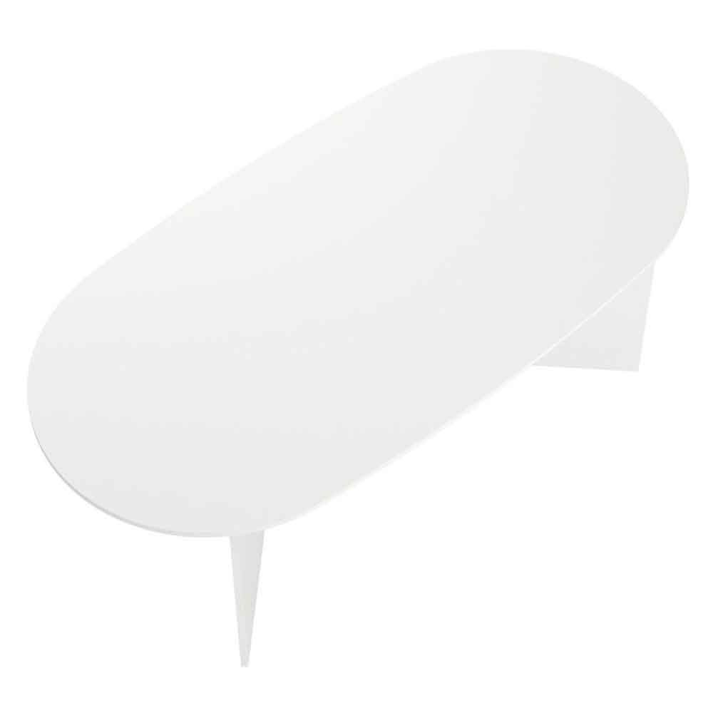 Fielding Soft Edge Wooden Dining Table in White