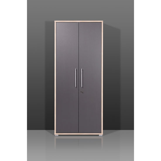 Duo Tall Lockable Filing Cabinet In Anthracite 1694 58 Duo Tall Lockable Filing Cabinet In Anthracite