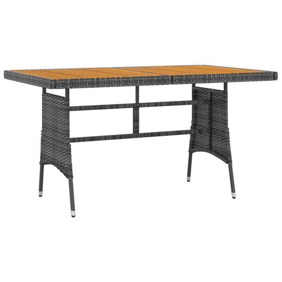 Filey Poly Rattan 5 Piece Outdoor Dining Set In Grey