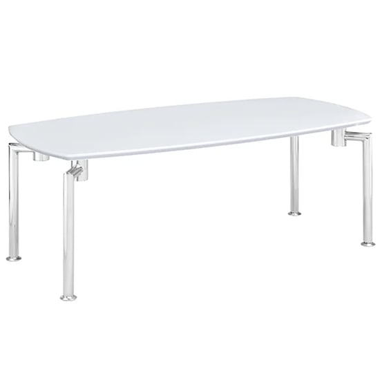 Photo of Filia high gloss coffee table in white