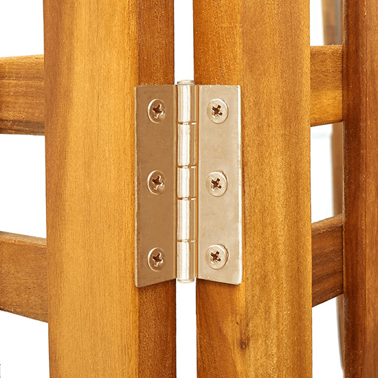 Filiz 4 Panels 161cm x 2cm x 170cm Room Divider In Acacia Wood_6