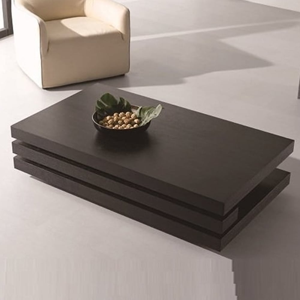 Read more about Fillippo wooden coffee table rectangular in dark elm