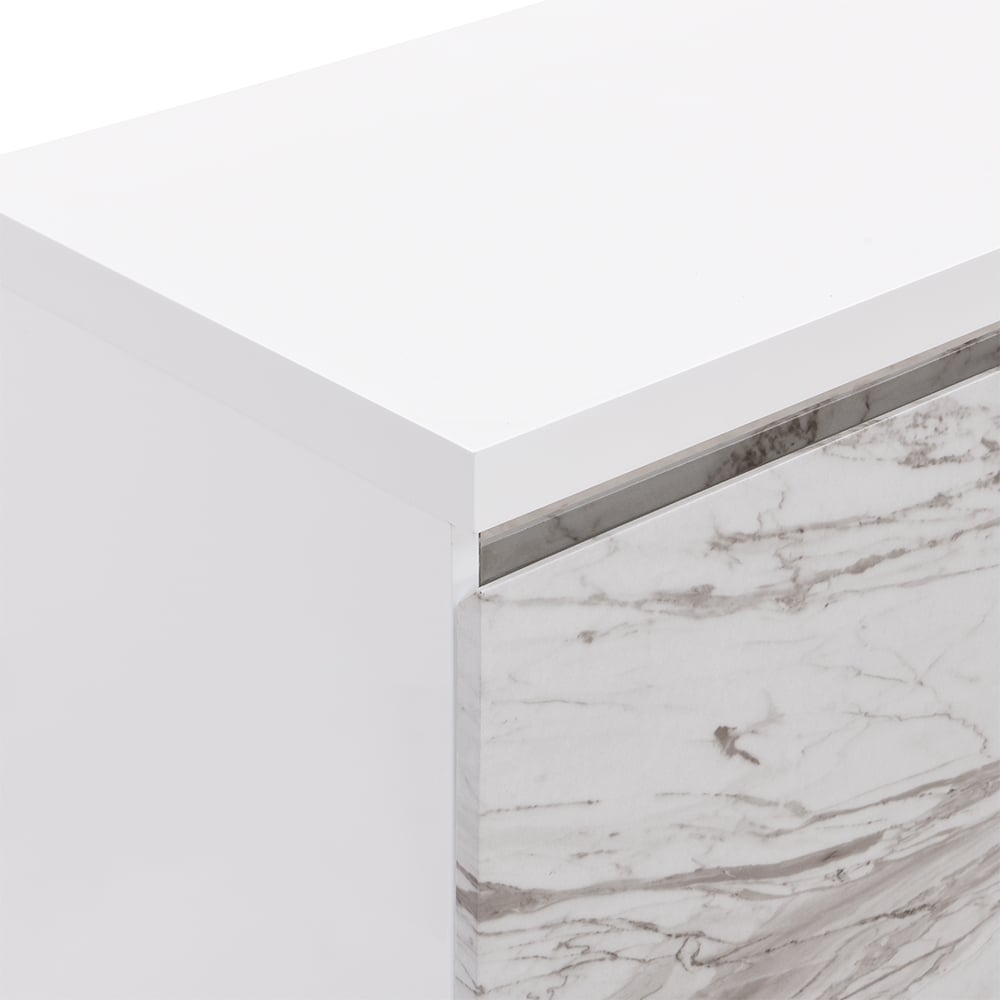 Filo Sydney Large Sideboard With 2 Door 3 Drawer In White