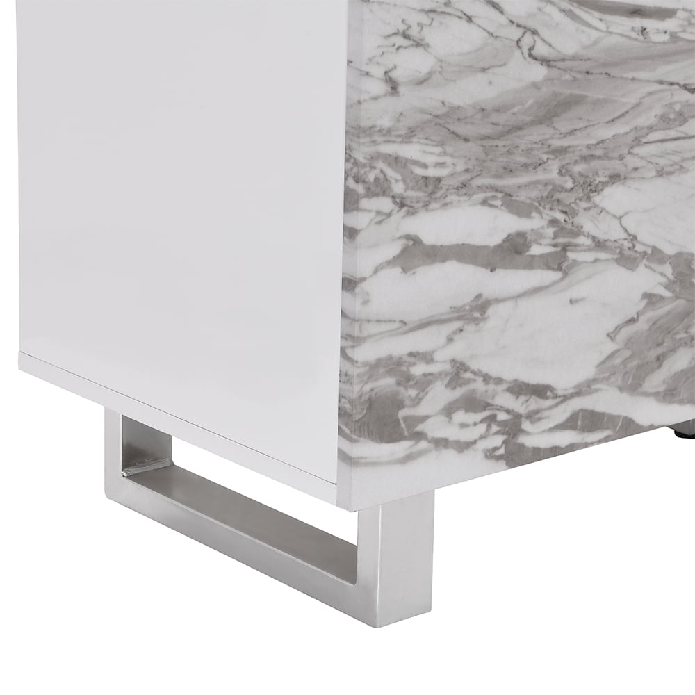 Filo Sydney Large Sideboard With 2 Door 3 Drawer In White