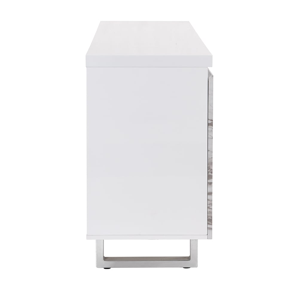 Filo Sydney Large Sideboard With 2 Door 3 Drawer In White