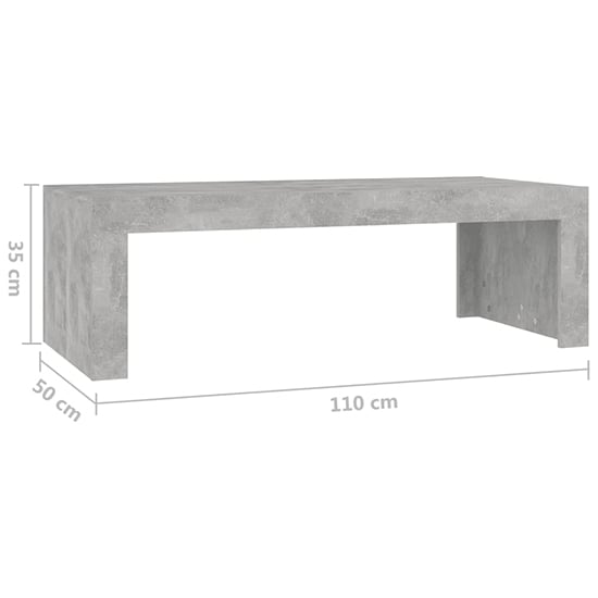 Fionn Rectangular Wooden Coffee Table In Concrete Effect_5