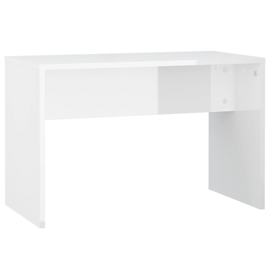 Fiora High Gloss Dressing Table Set In White With LED Lights_4