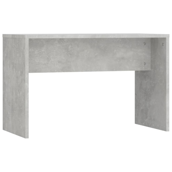 Fiora Wooden Dressing Table Set In Concrete Effect With LED