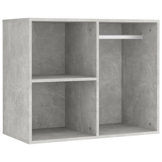 Fiora Wooden Dressing Table Set In Concrete Effect With LED