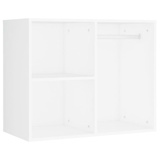 Fiora Wooden Dressing Table Set In White With LED Lights