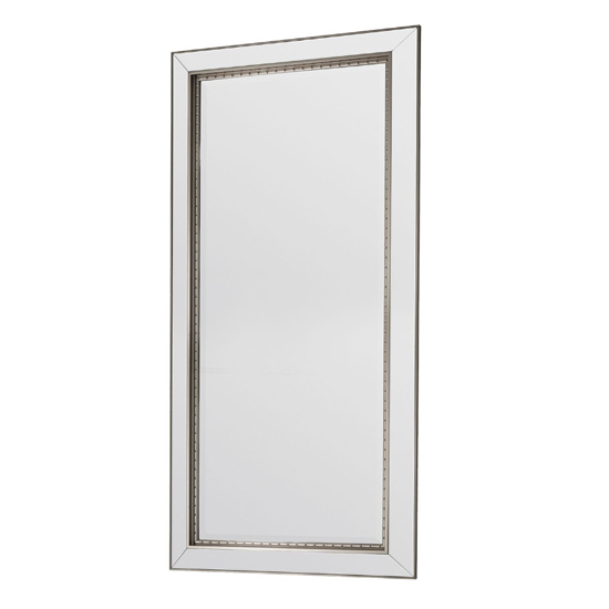 Read more about Flagstaff bevelled leaner floor mirror in silver