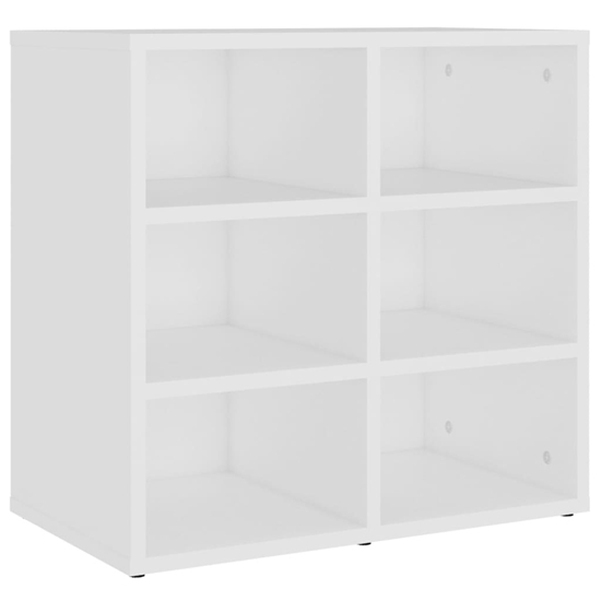 Fleta Shoe Storage Bench With 12 Shelves In White