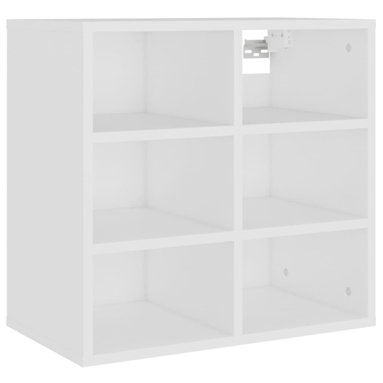 Fleta Shoe Storage Bench With 6 Shelves In White
