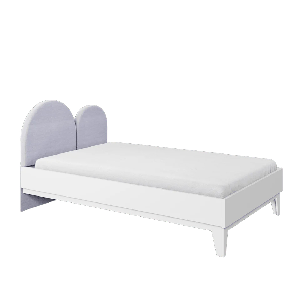 Fletcher Wooden Small Double Bed In White