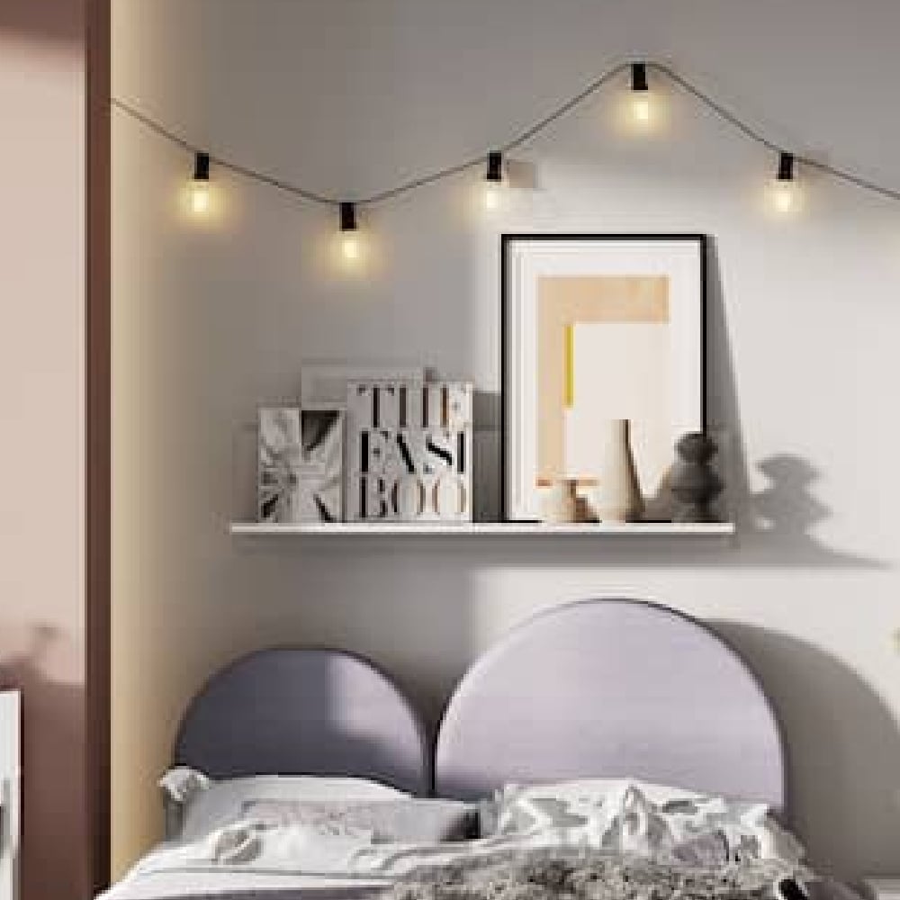 Read more about Fletcher wooden wall shelf in white