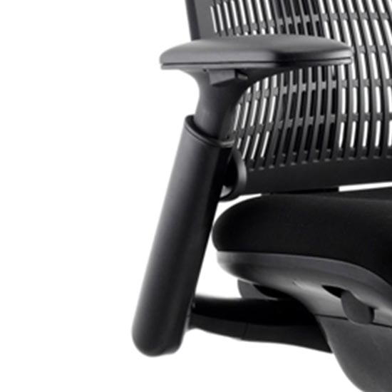 Flex Task Headrest Office Chair In Black Frame With Black Back_2