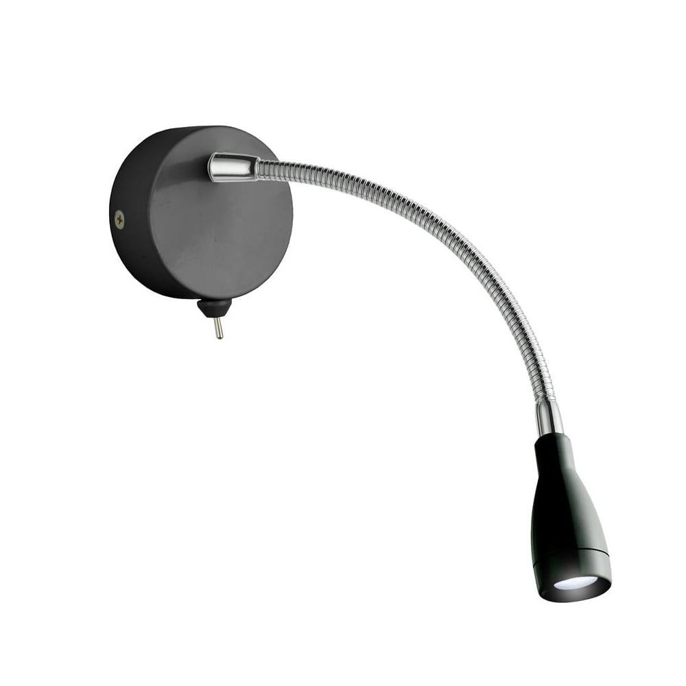 Read more about Flexy led adjustable wall light in matt black