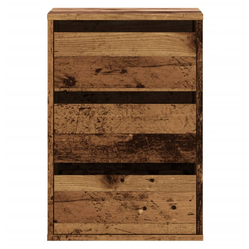 Flint Wooden Chest Of 3 Drawers In Brown Oak