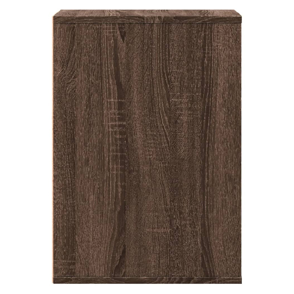 Flint Wooden Chest Of 3 Drawers In Dark Brown Oak