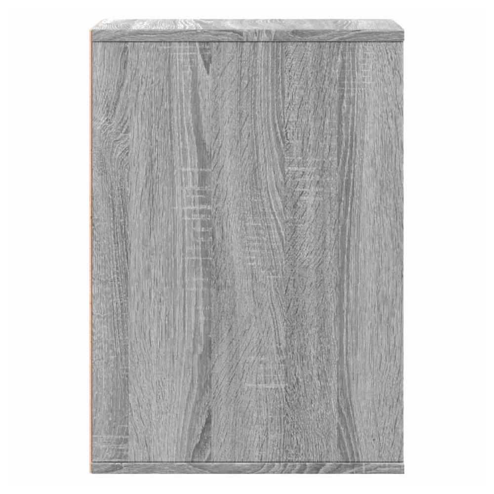 Flint Wooden Chest Of 3 Drawers In Grey Sonoma