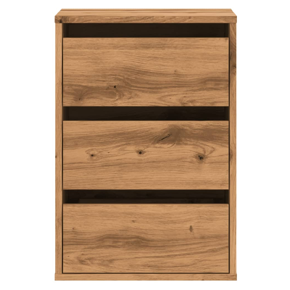 Flint Wooden Chest Of 3 Drawers In Oak
