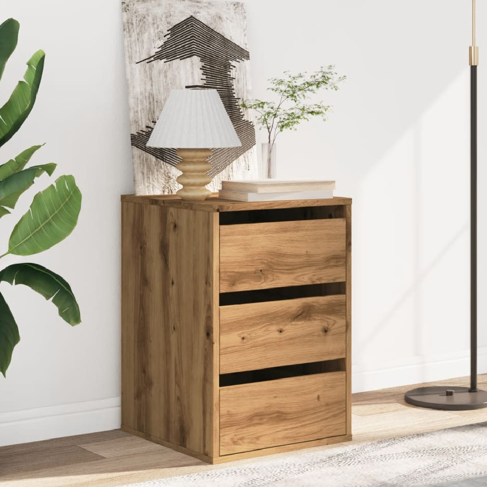 Read more about Flint wooden chest of 3 drawers in oak