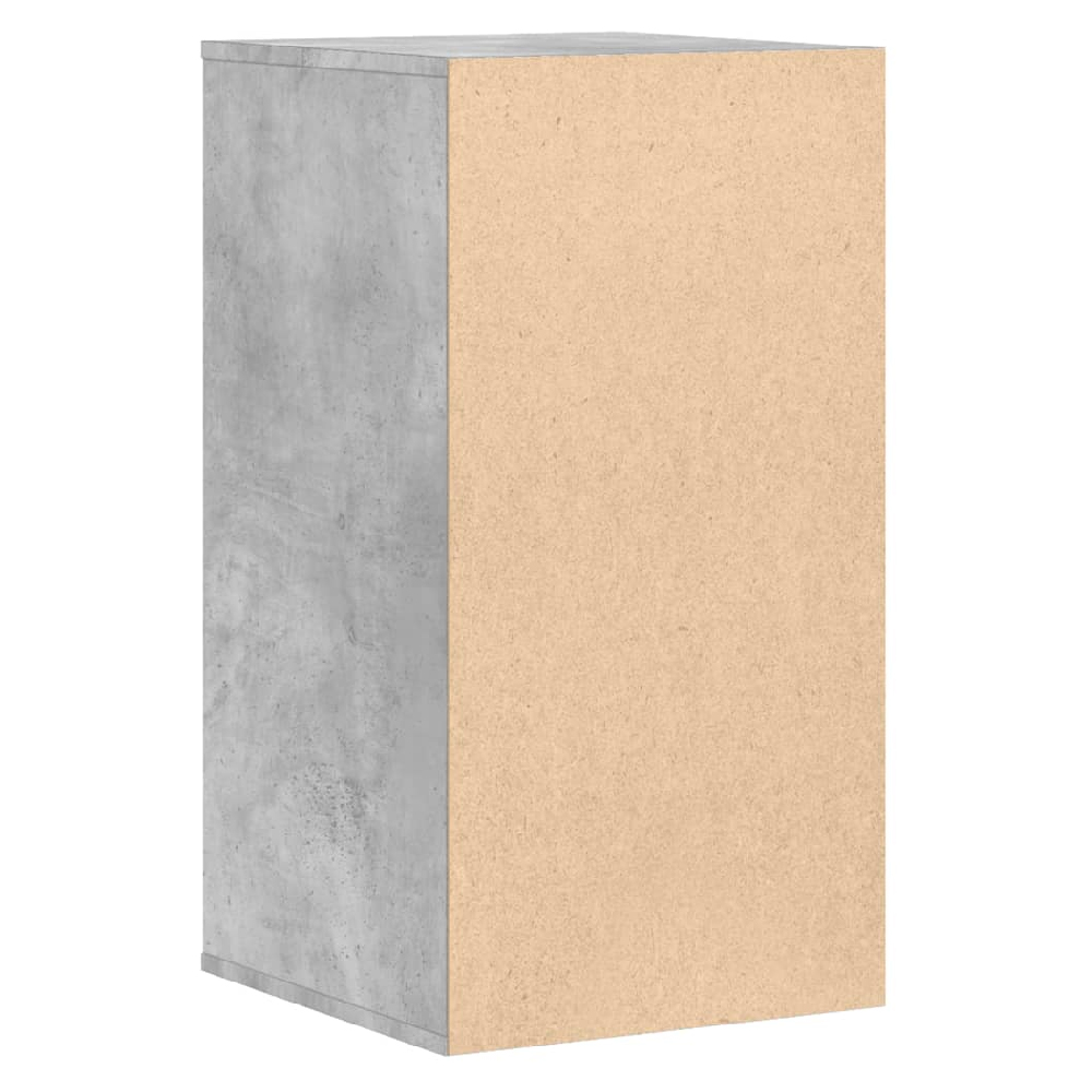 Flint Wooden Chest Of 4 Drawers In Concrete Grey