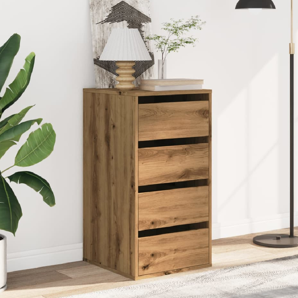 Read more about Flint wooden chest of 4 drawers in oak