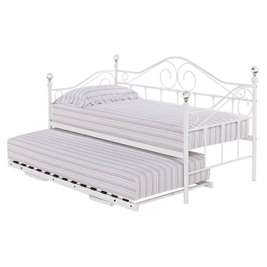 Froxfield Metal Day Bed And Guest Bed In White
