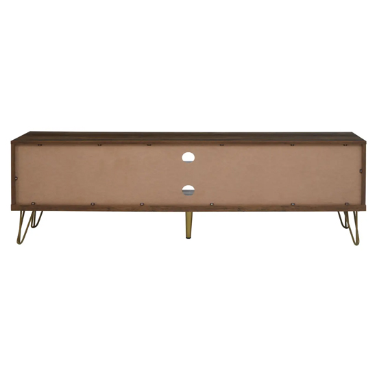 Flora Wooden TV Stand With 1 Door 2 Drawers In Veneering Effect