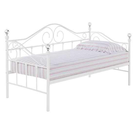 Photo of Floren metal day bed in white